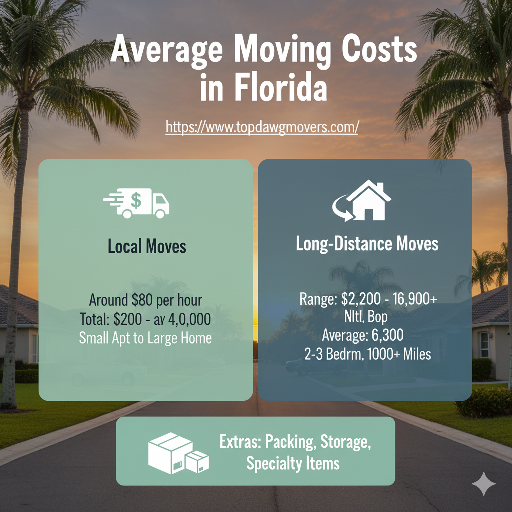 Average Moving Costs in Florida