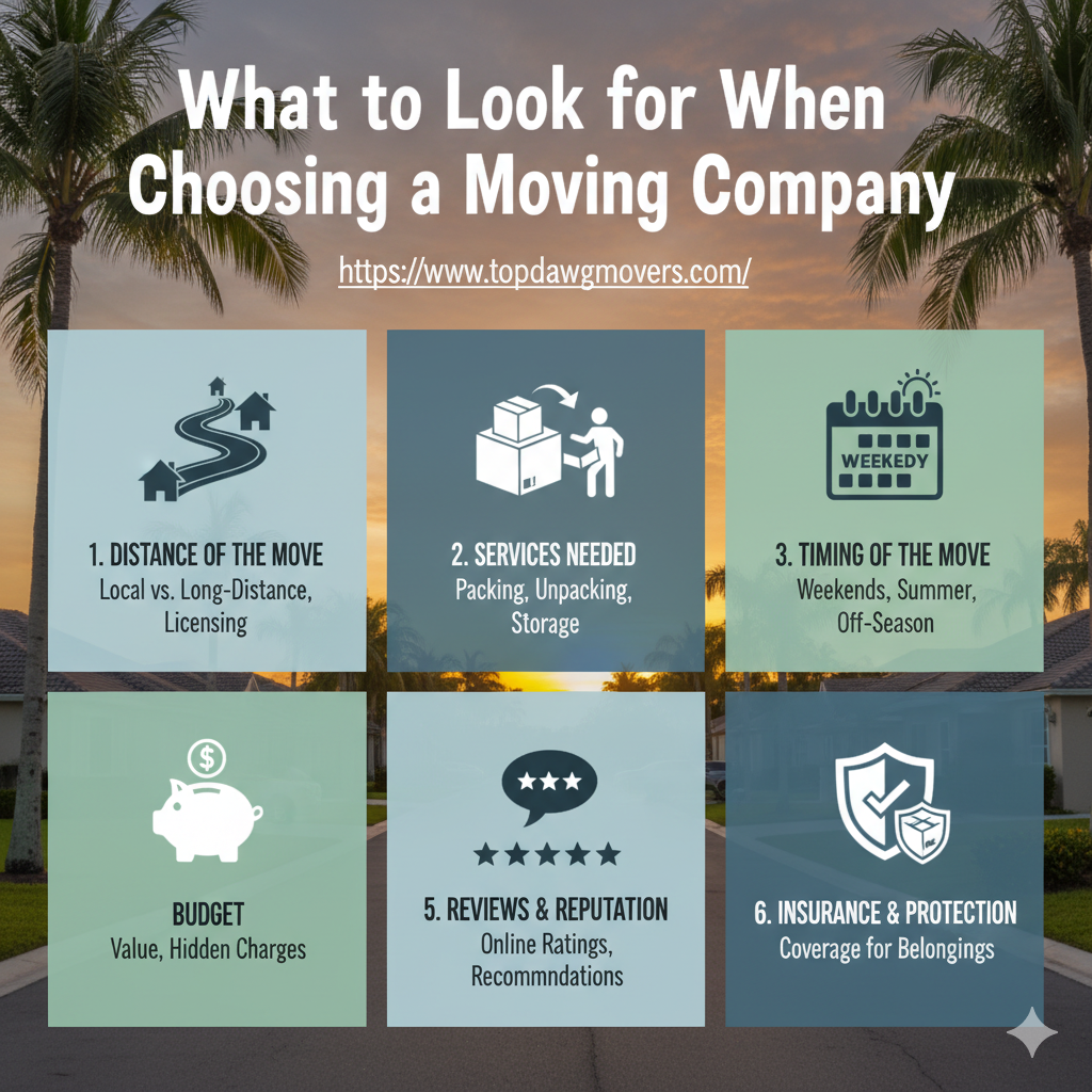 What to Look for When Choosing a Moving Company