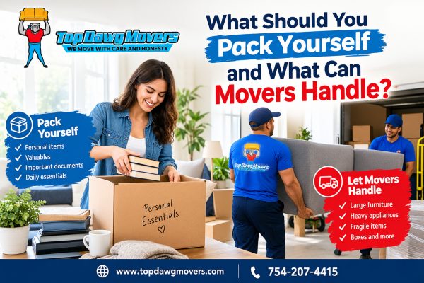 What Should You Pack Yourself and What Can Movers Handle?
